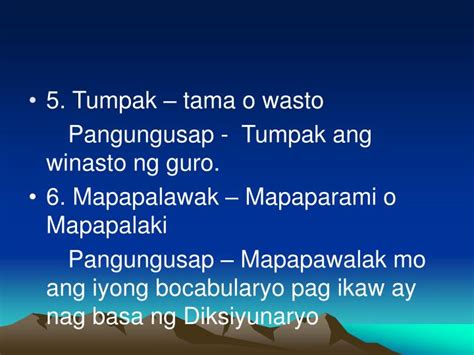 Tumpak in English: Definition of the Tagalog word tumpak.